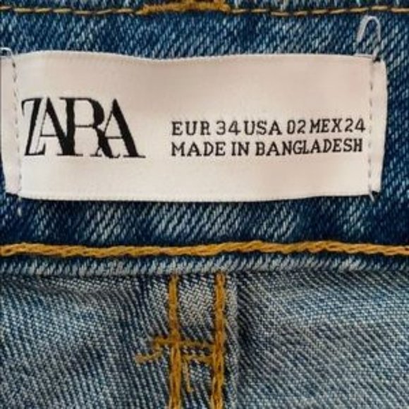 Zara High-Waisted Jean shorts - Picture 3 of 3